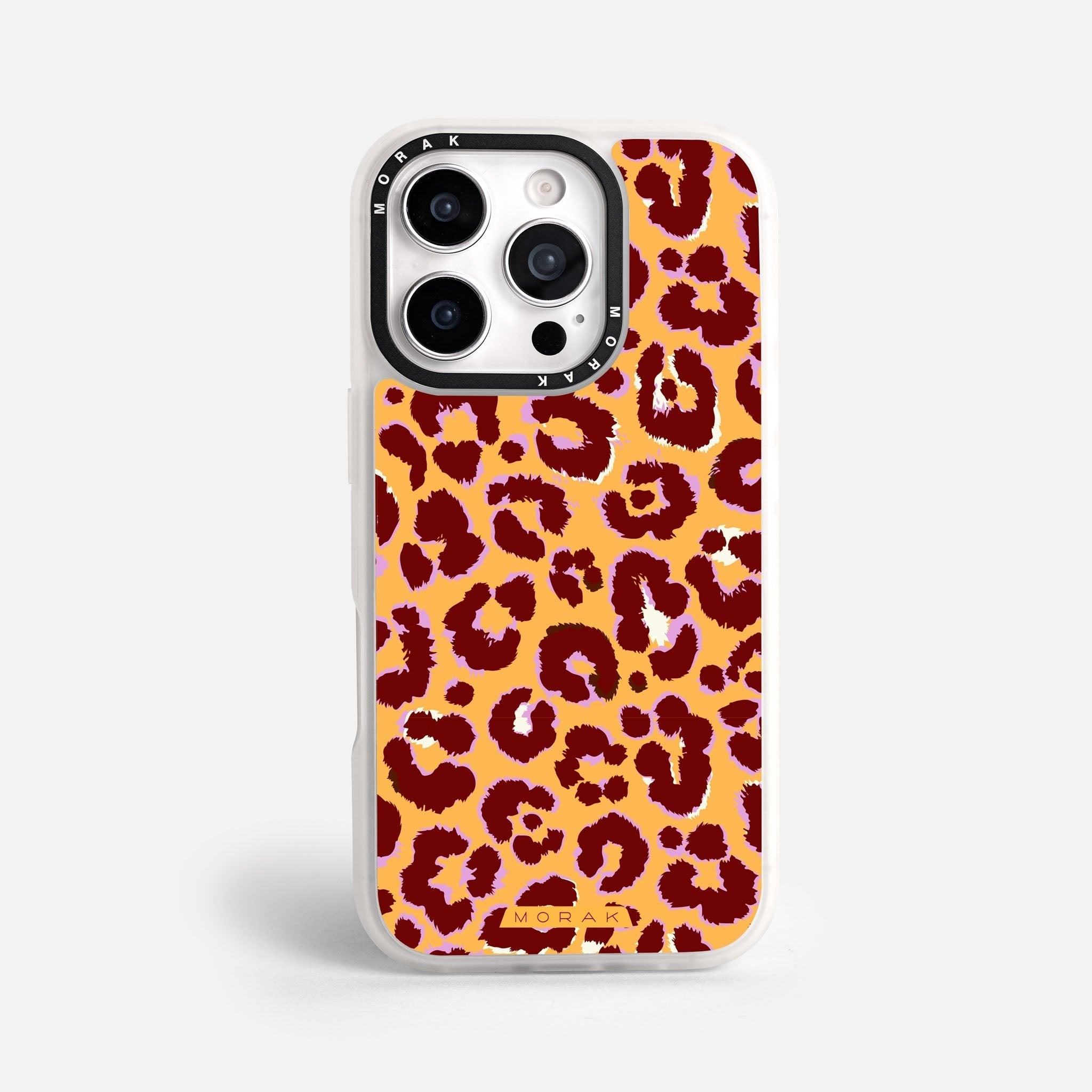Case Leopardo - Blanco Premium – Protección antigolpe | Diseño colombiano | Morak