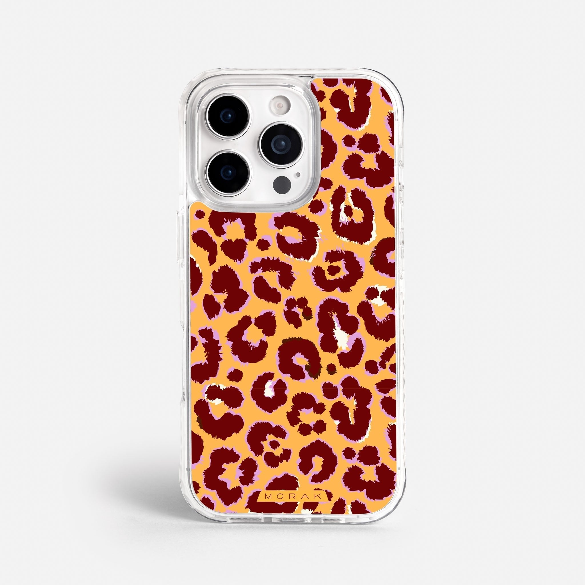Case Leopardo - Blanco Premium – Protección antigolpe | Diseño colombiano | Morak