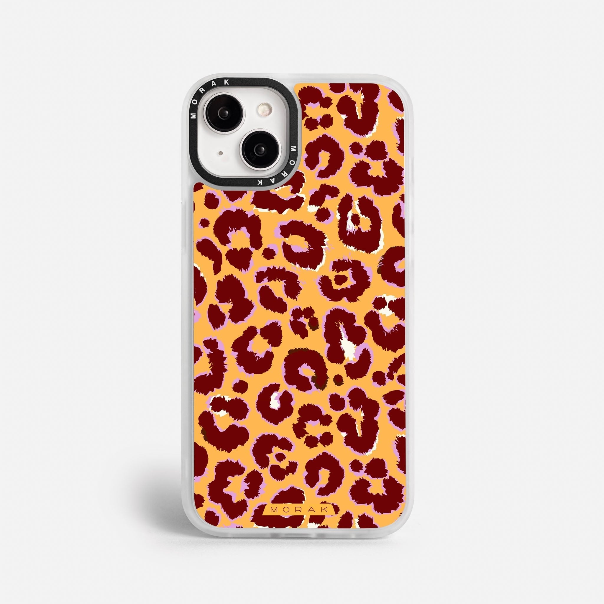 Case Leopardo - Blanco Premium – Protección antigolpe | Diseño colombiano | Morak