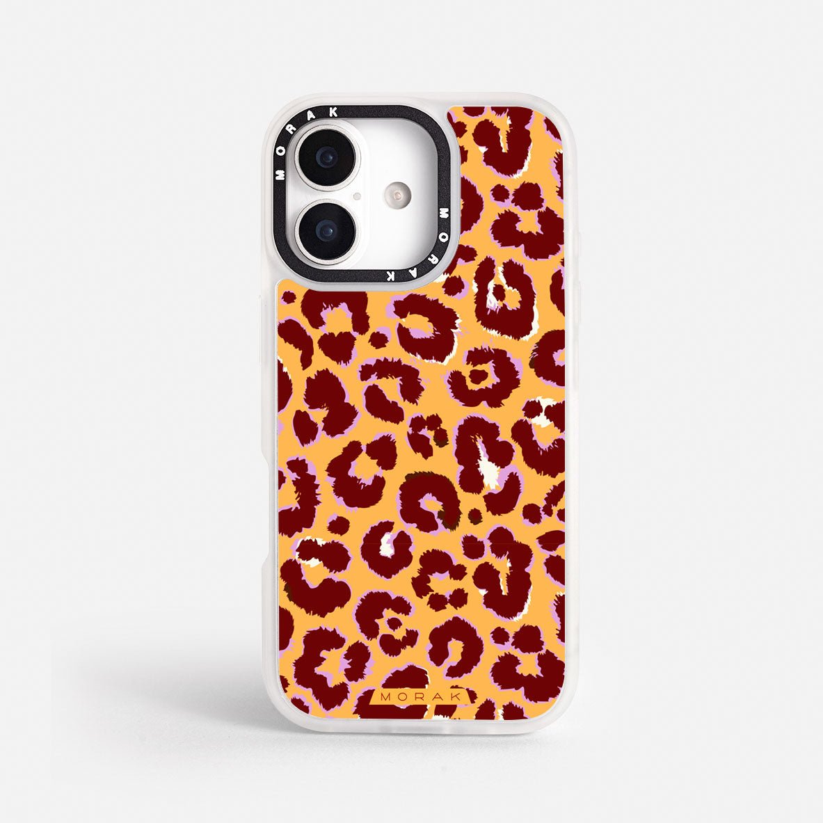 Case Leopardo - Blanco Premium – Protección antigolpe | Diseño colombiano | Morak