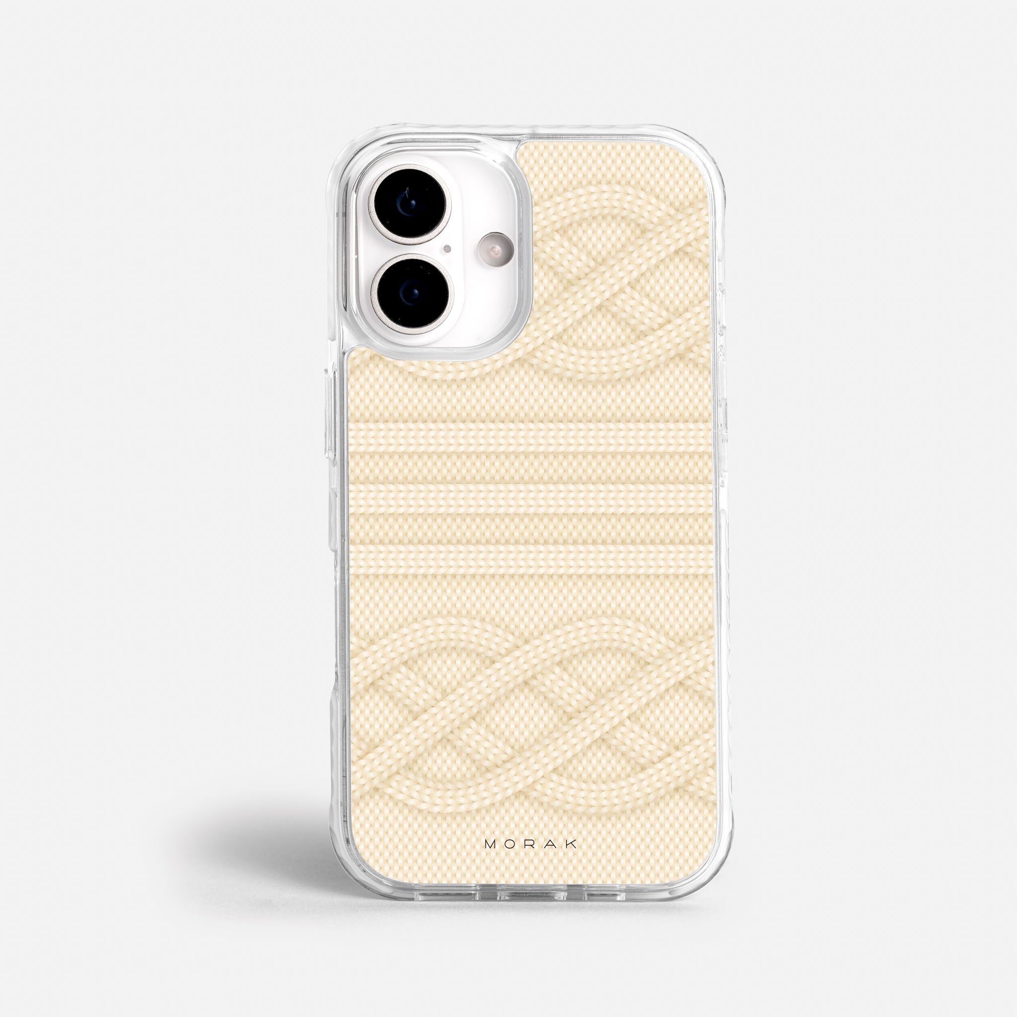 Case Nudos - Blanco Premium – Protección antigolpe | Diseño colombiano | Morak