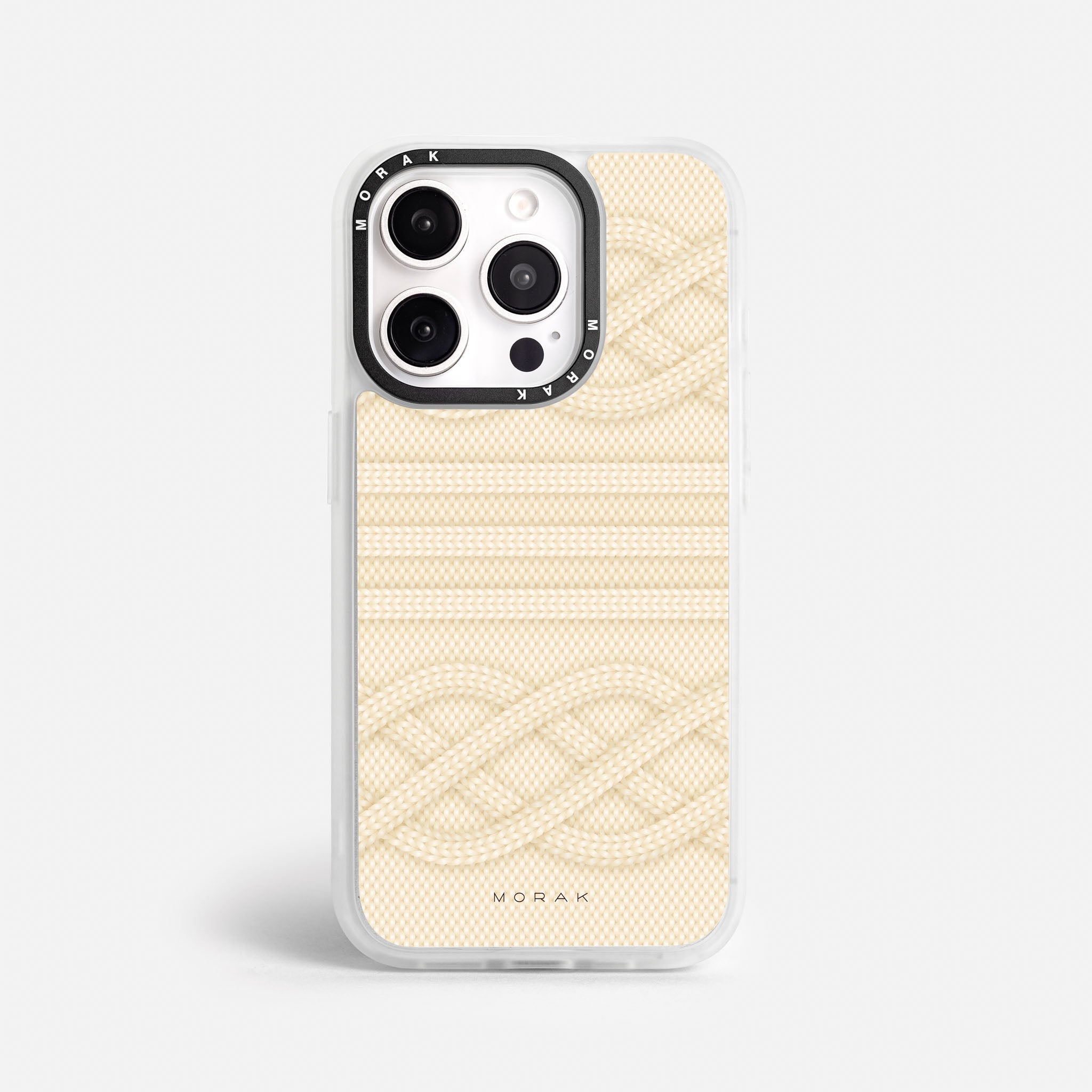 Case Nudos - Blanco Premium – Protección antigolpe | Diseño colombiano | Morak
