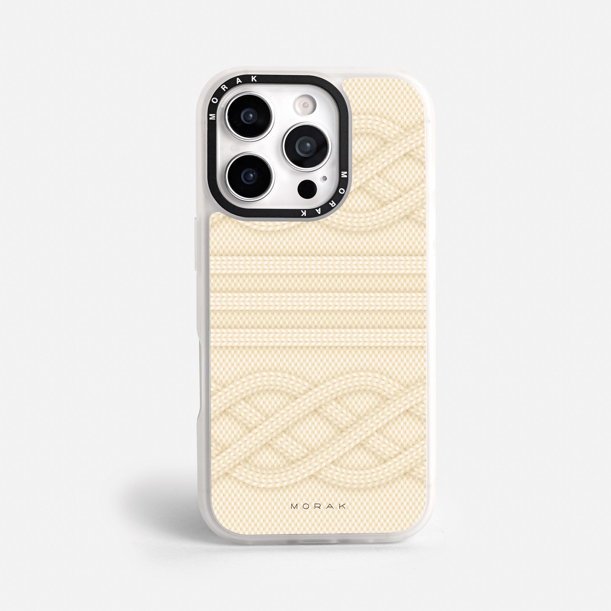 Case Nudos - Blanco Premium – Protección antigolpe | Diseño colombiano | Morak