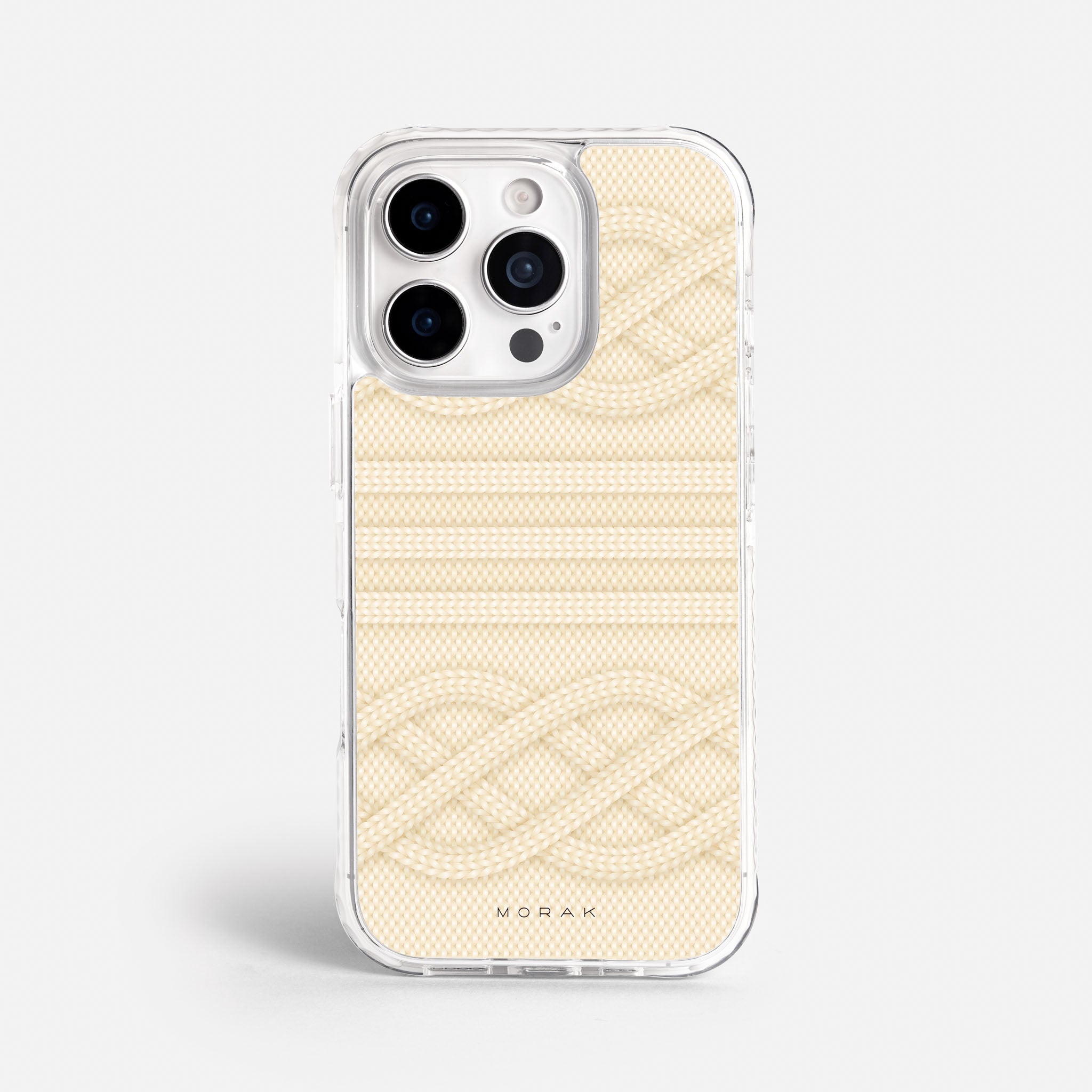 Case Nudos - Blanco Premium – Protección antigolpe | Diseño colombiano | Morak