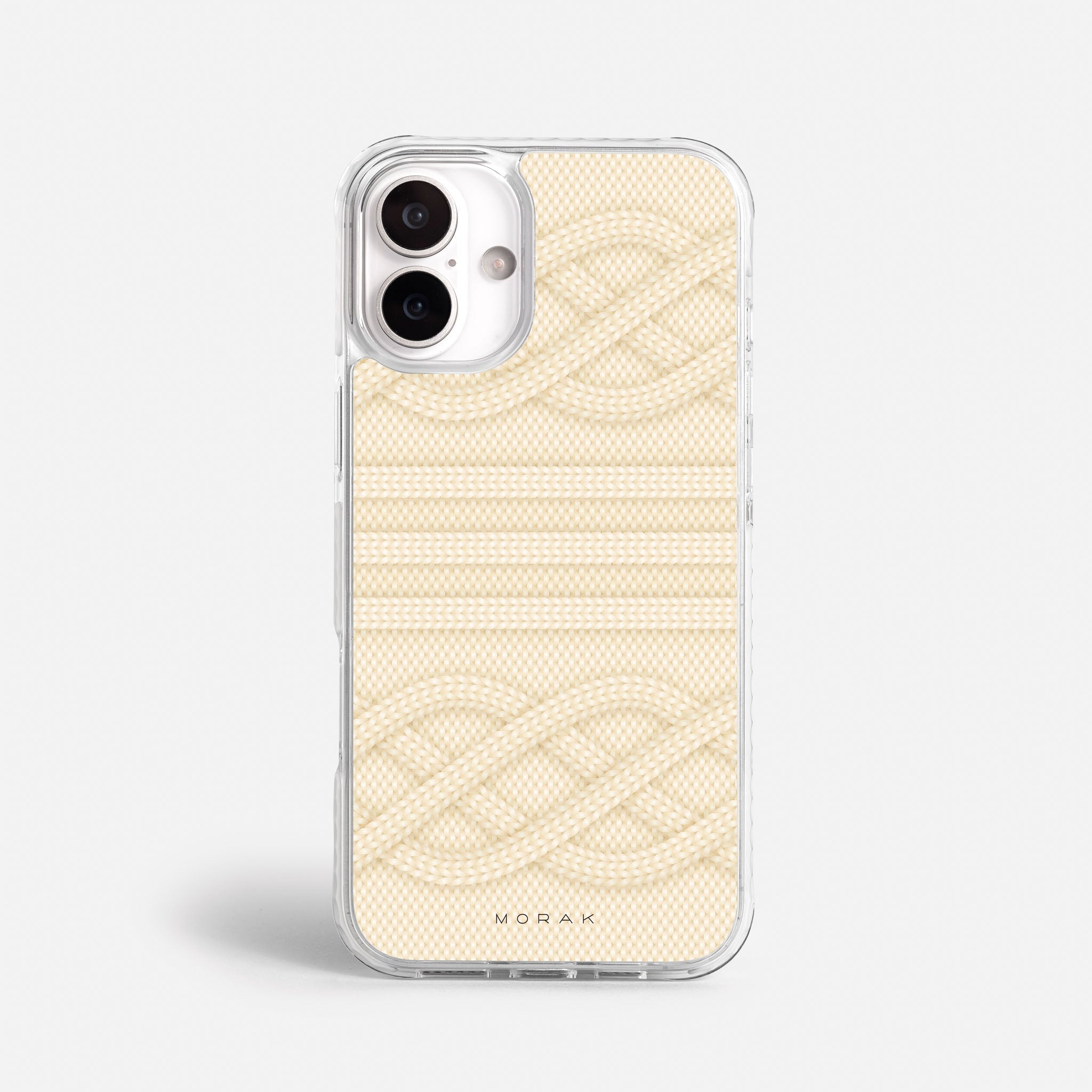 Case Nudos - Blanco Premium – Protección antigolpe | Diseño colombiano | Morak