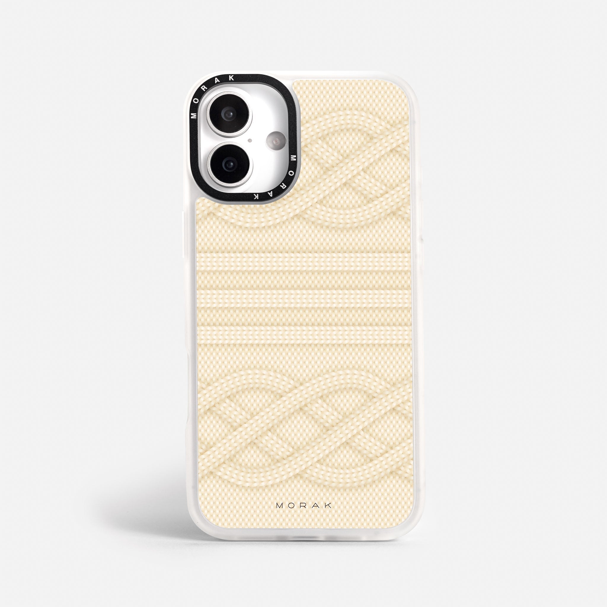 Case Nudos - Blanco Premium – Protección antigolpe | Diseño colombiano | Morak