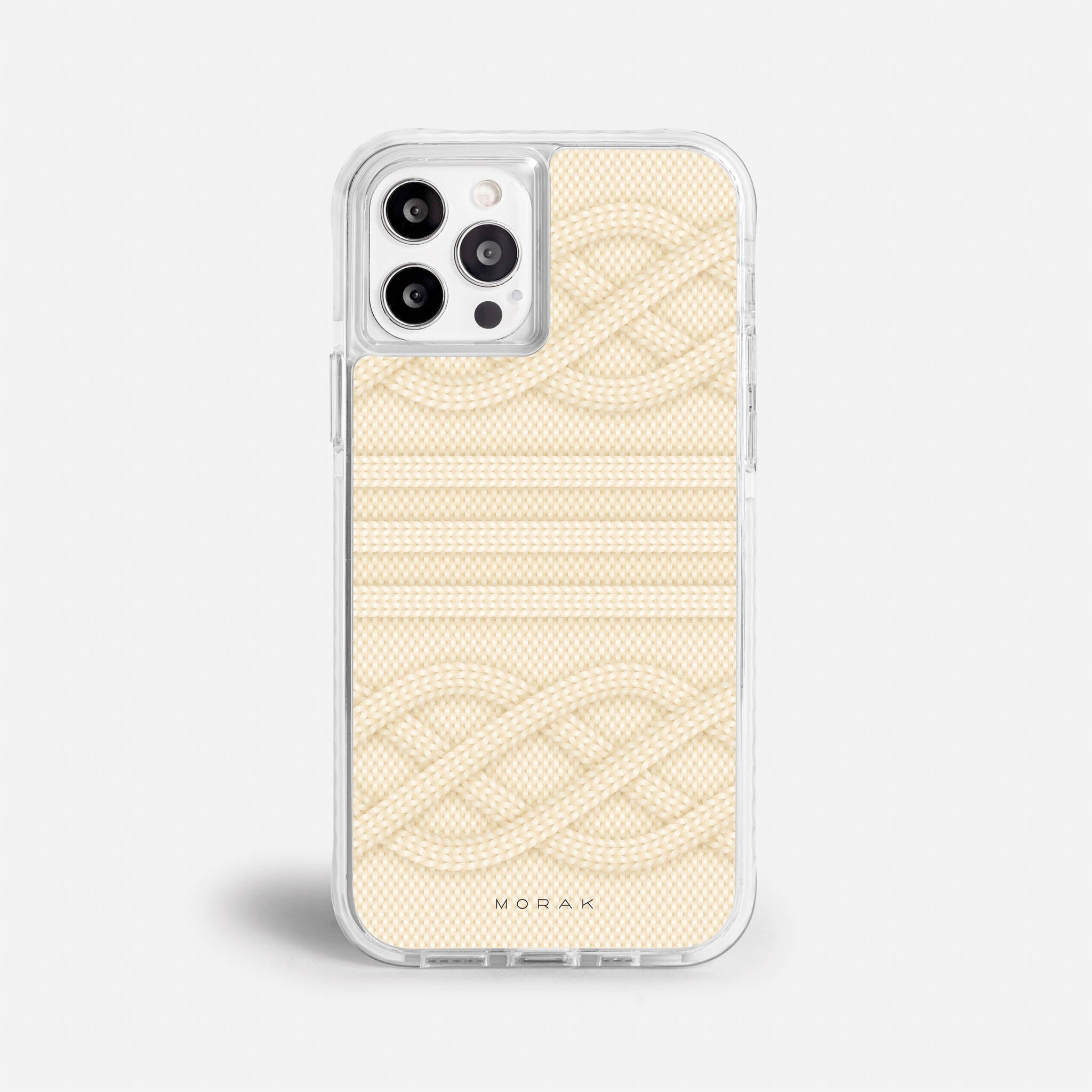 Case Nudos - Blanco Premium – Protección antigolpe | Diseño colombiano | Morak