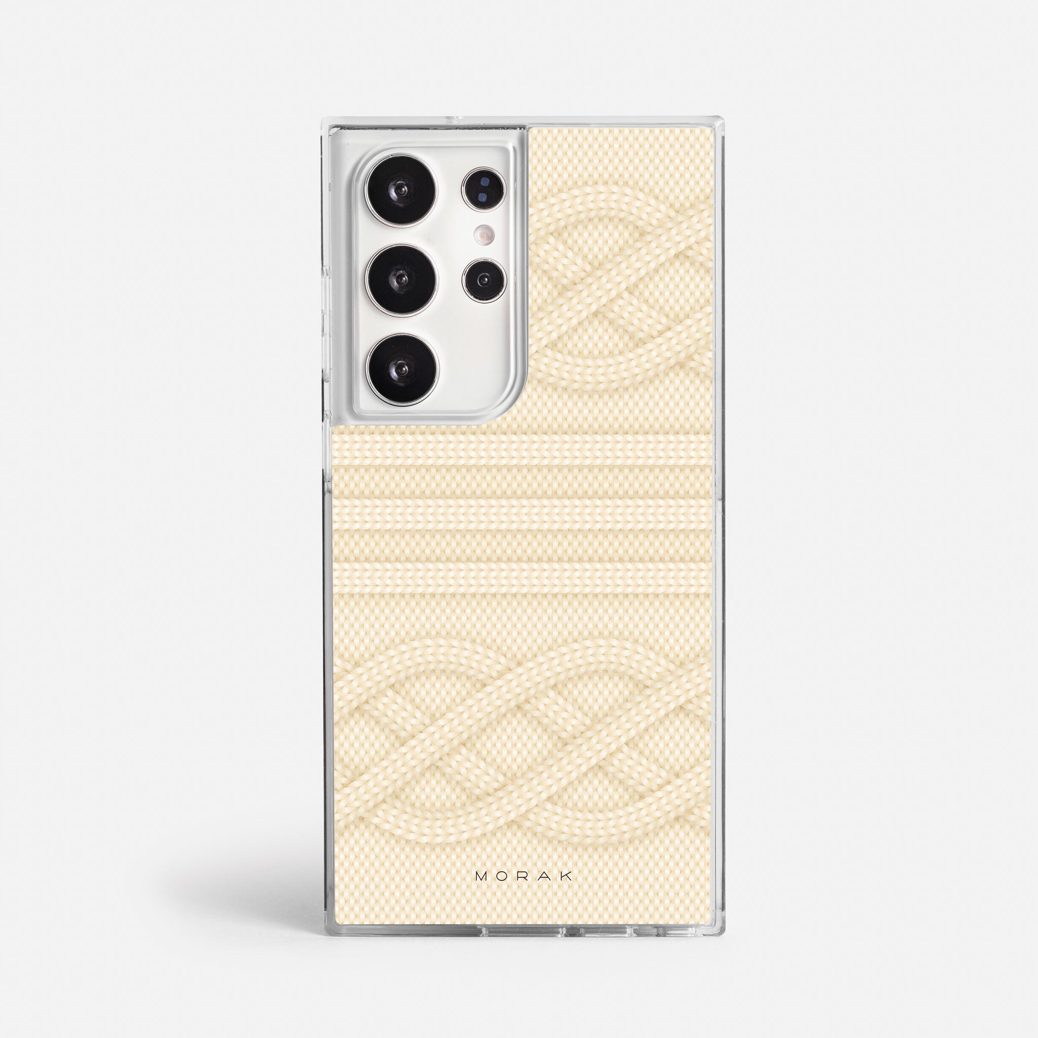 Case Nudos - Blanco Premium – Protección antigolpe | Diseño colombiano | Morak