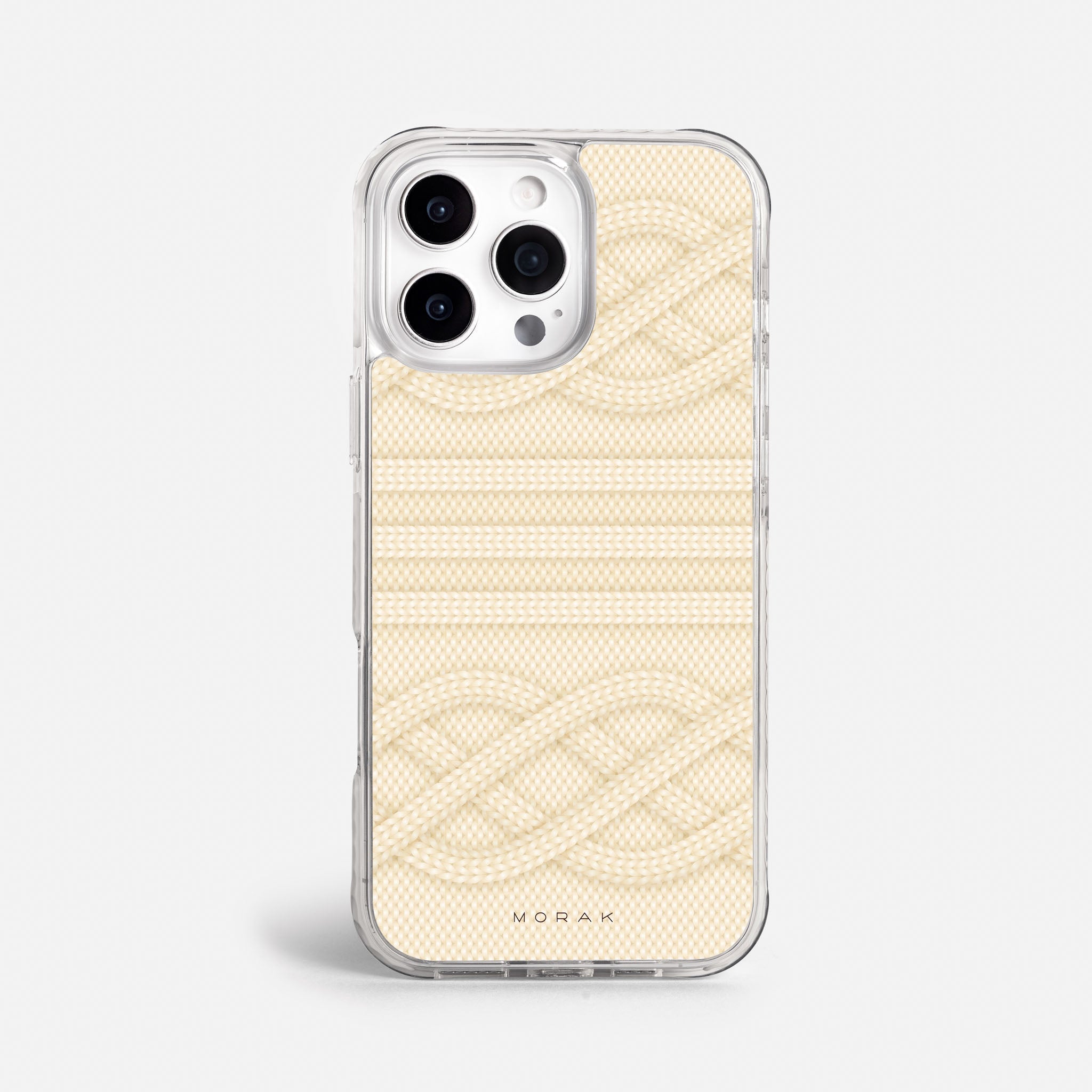 Case Nudos - Blanco Premium – Protección antigolpe | Diseño colombiano | Morak