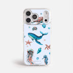 Case Funda Ocean Friends - Blanco Premium Para iPhone 17-12 Samsung S26-S22