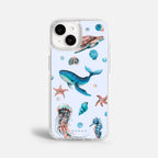 Case Funda Ocean Friends - Blanco Premium Para iPhone 17-12 Samsung S26-S22