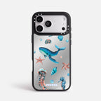 Case Funda Ocean Friends - Espejo Premium Para iPhone 17-12 Samsung S26-S22