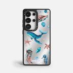 Case Funda Ocean Friends - Espejo Premium Para iPhone 17-12 Samsung S26-S22