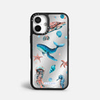 Case Funda Ocean Friends - Espejo Premium Para iPhone 17-12 Samsung S26-S22