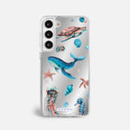 Case Funda Ocean Friends - Espejo Premium Para iPhone 17-12 Samsung S26-S22