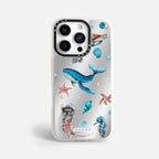 Case Funda Ocean Friends - Espejo Premium Para iPhone 17-12 Samsung S26-S22