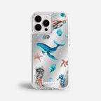 Case Funda Ocean Friends - Espejo Premium Para iPhone 17-12 Samsung S26-S22