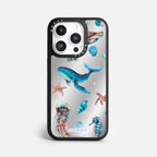 Case Funda Ocean Friends - Espejo Premium Para iPhone 17-12 Samsung S26-S22