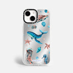 Case Funda Ocean Friends - Espejo Premium Para iPhone 17-12 Samsung S26-S22