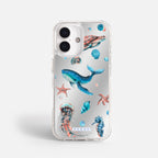 Case Funda Ocean Friends - Espejo Premium Para iPhone 17-12 Samsung S26-S22