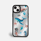 Case Funda Ocean Friends - Espejo Premium Para iPhone 17-12 Samsung S26-S22