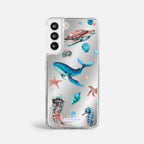 Case Funda Ocean Friends - Espejo Premium Para iPhone 17-12 Samsung S26-S22