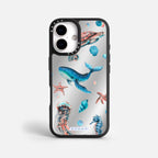 Case Funda Ocean Friends - Espejo Premium Para iPhone 17-12 Samsung S26-S22