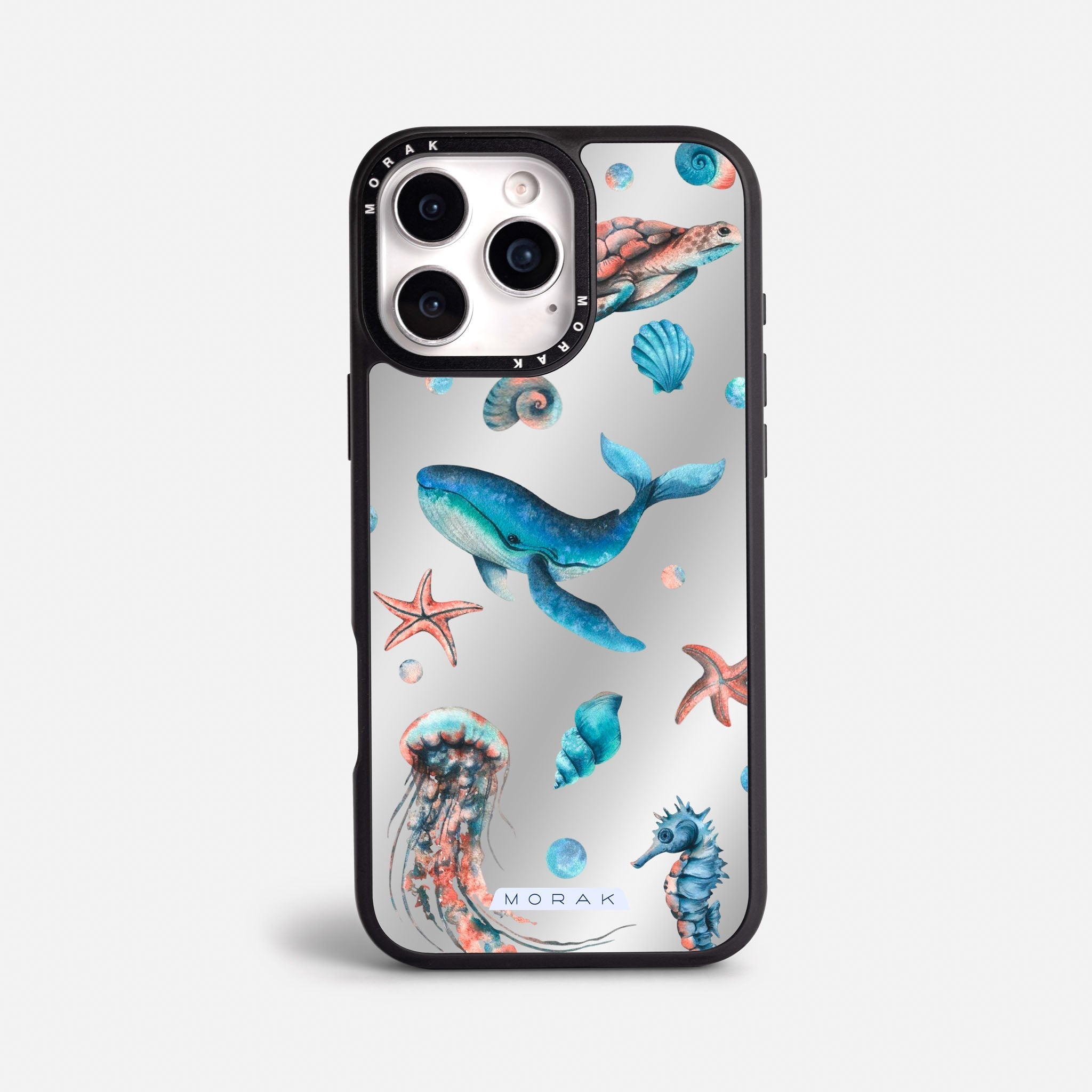 Case Ocean Friends - Espejo Premium – Protección antigolpe | Diseño colombiano | Morak