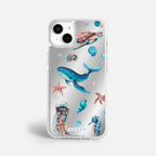 Case Funda Ocean Friends - Espejo Premium Para iPhone 17-12 Samsung S26-S22