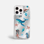 Case Funda Ocean Friends - Espejo Premium Para iPhone 17-12 Samsung S26-S22