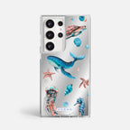 Case Funda Ocean Friends - Espejo Premium Para iPhone 17-12 Samsung S26-S22