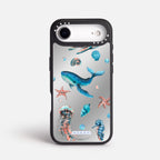 Case Funda Ocean Friends - Espejo Premium Para iPhone 17-12 Samsung S26-S22
