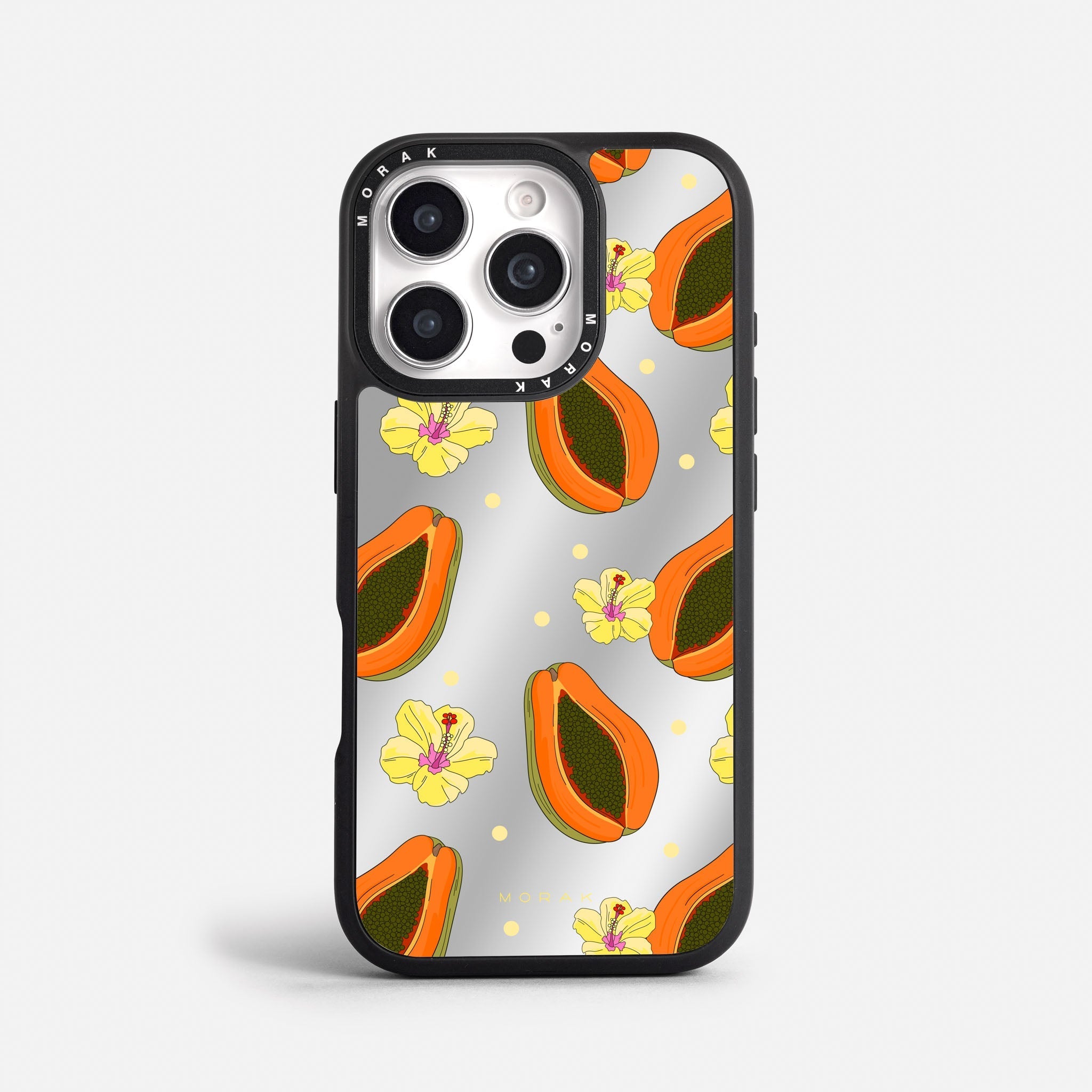 Case Papaya party - Espejo Premium – Protección antigolpe | Diseño colombiano | Morak