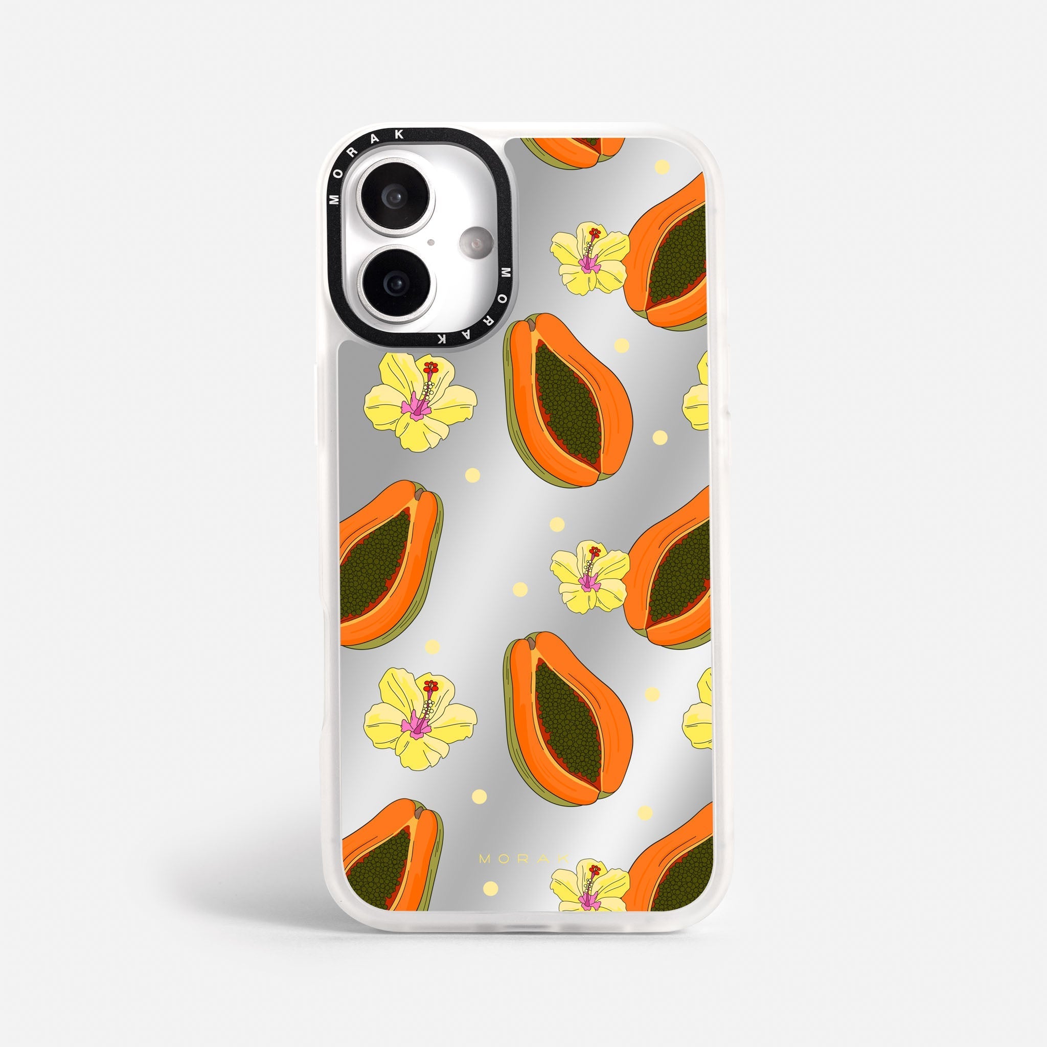 Case Papaya party - Espejo Premium – Protección antigolpe | Diseño colombiano | Morak