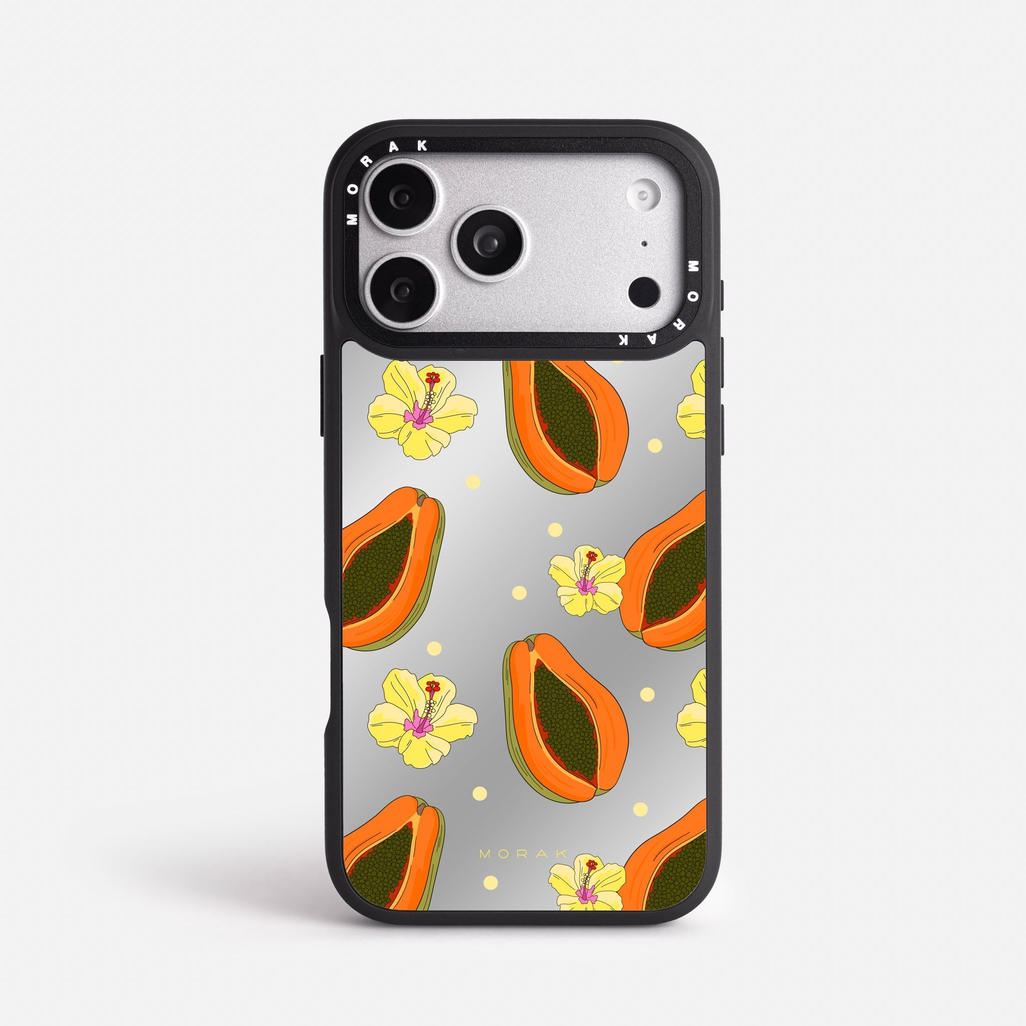 Case Papaya party - Espejo Premium – Protección antigolpe | Diseño colombiano | Morak
