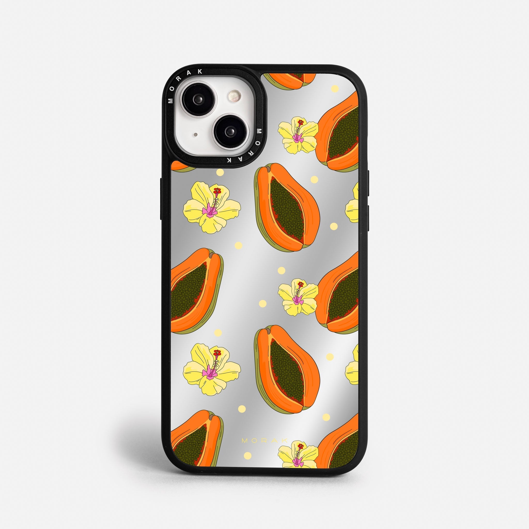 Case Papaya party - Espejo Premium – Protección antigolpe | Diseño colombiano | Morak