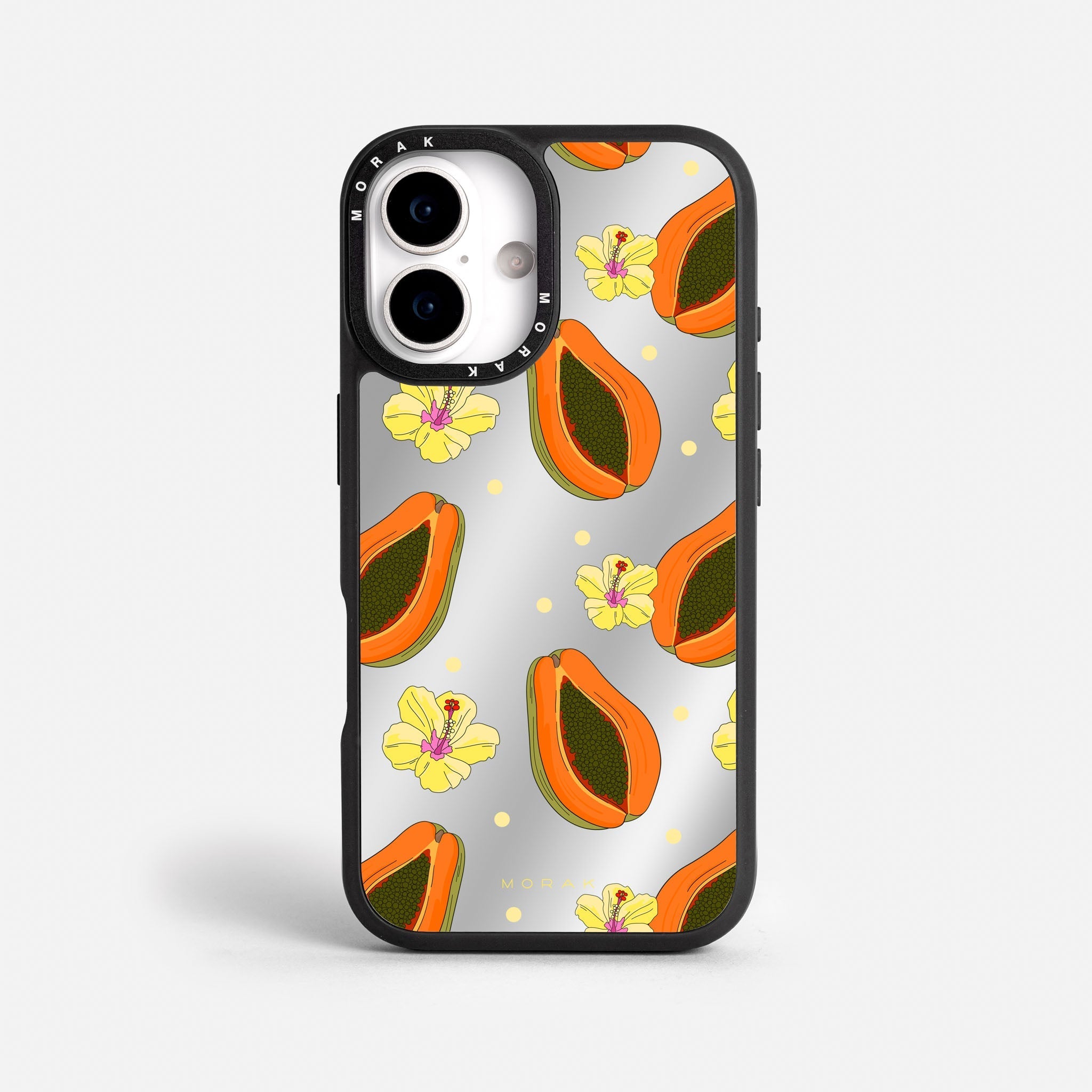 Case Papaya party - Espejo Premium – Protección antigolpe | Diseño colombiano | Morak
