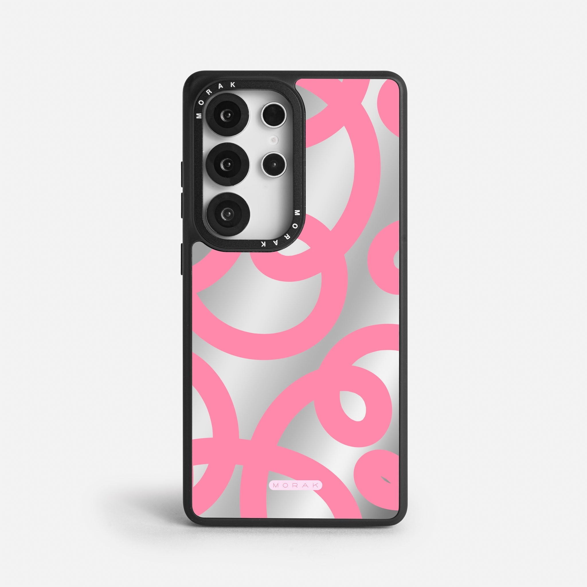 Case Pink Loops - Espejo Premium – Protección antigolpe | Diseño colombiano | Morak