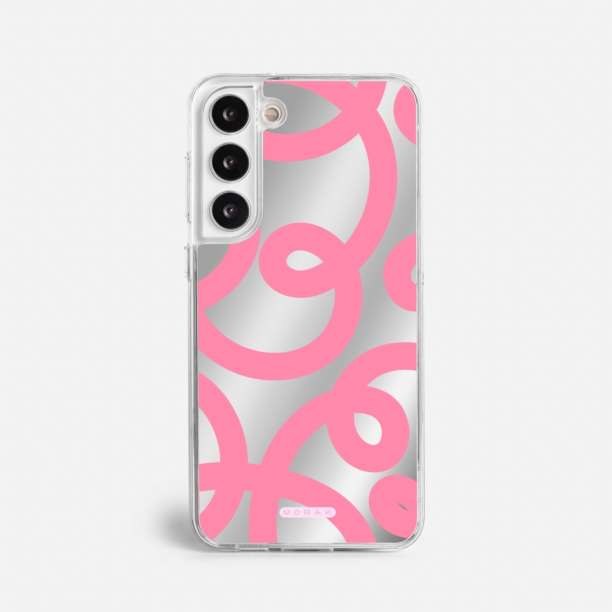 Case Pink Loops - Espejo Premium – Protección antigolpe | Diseño colombiano | Morak