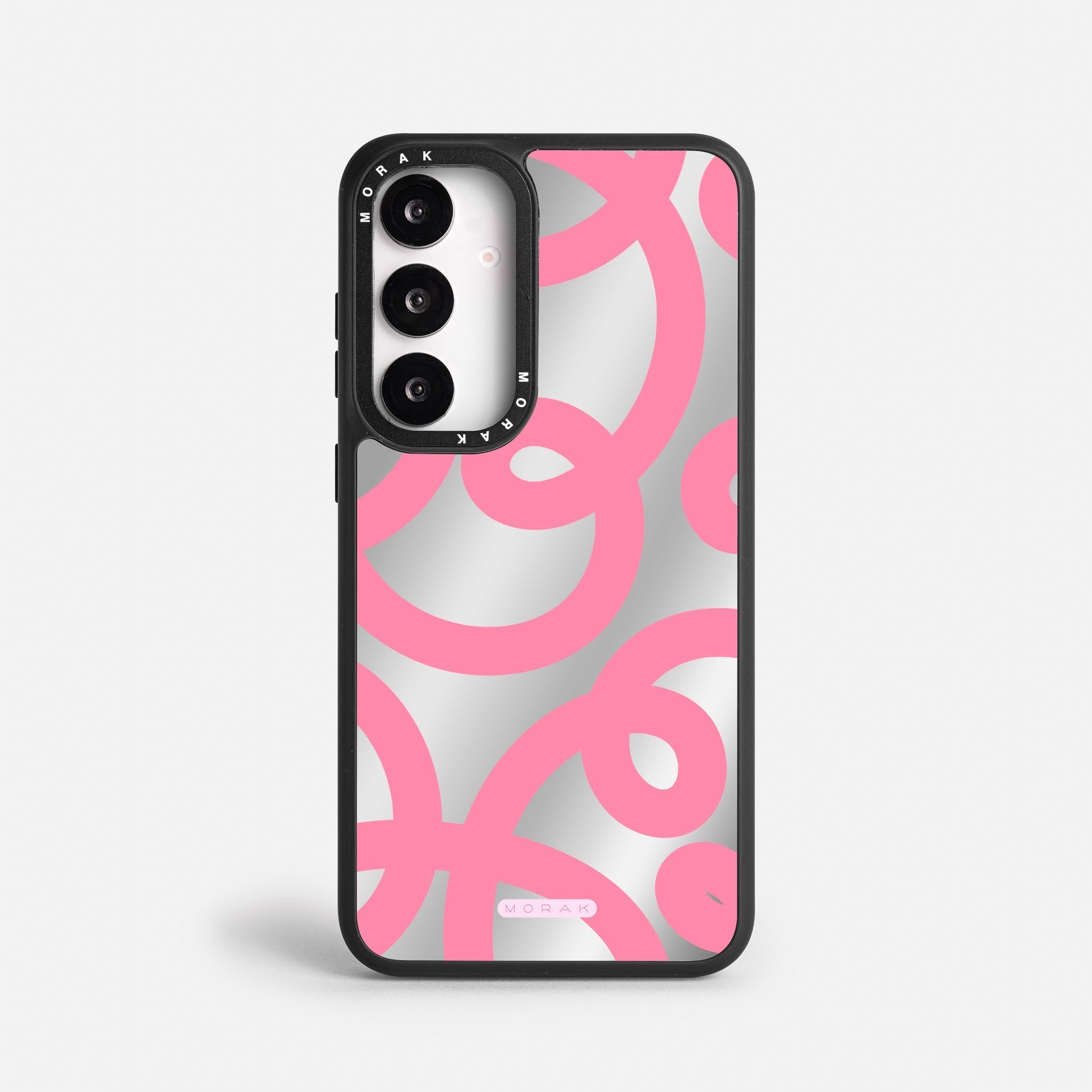 Case Pink Loops - Espejo Premium – Protección antigolpe | Diseño colombiano | Morak