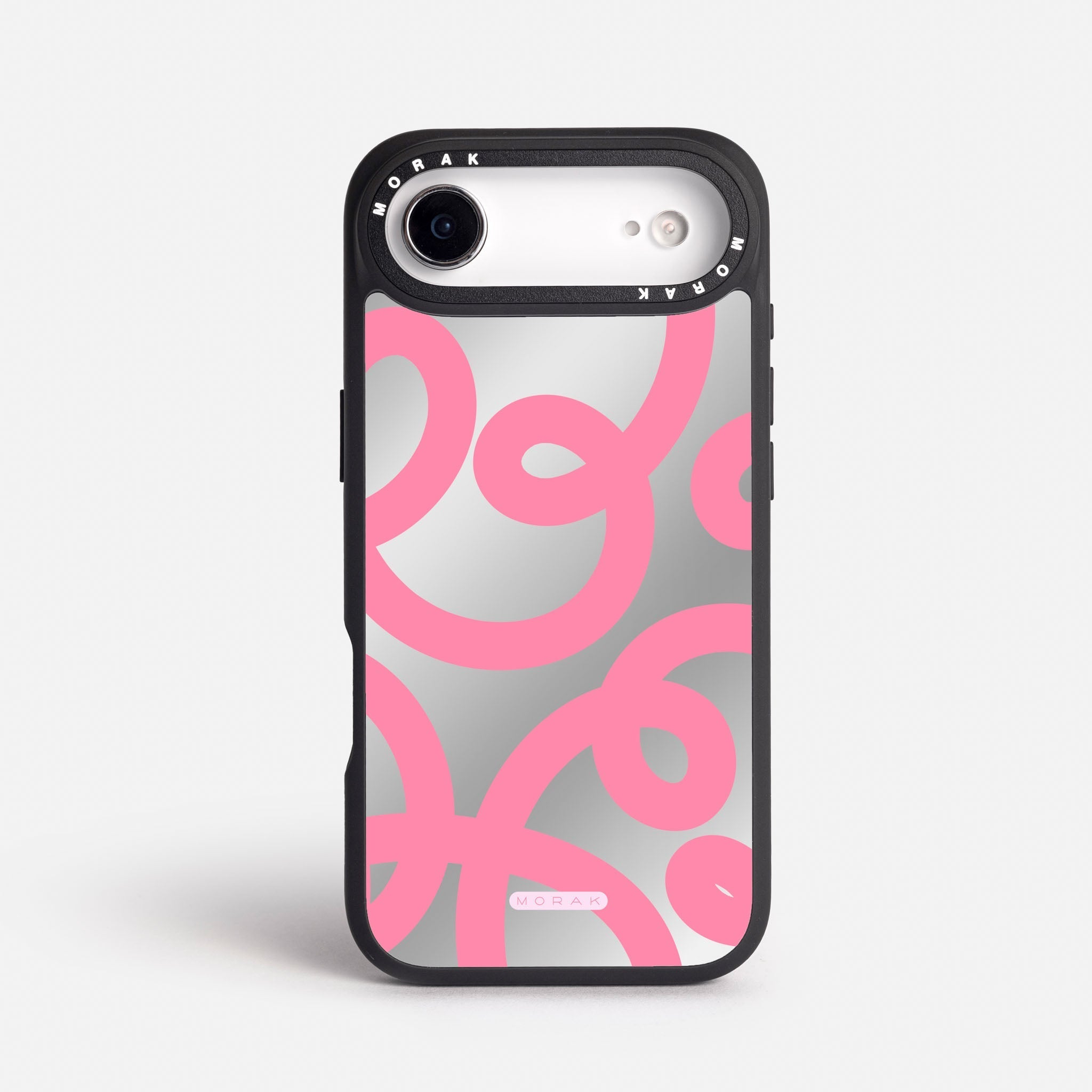 Case Pink Loops - Espejo Premium – Protección antigolpe | Diseño colombiano | Morak