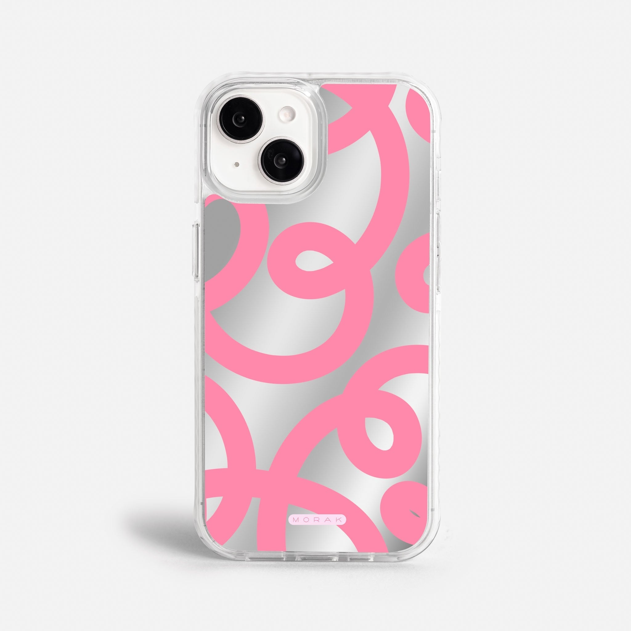 Case Pink Loops - Espejo Premium – Protección antigolpe | Diseño colombiano | Morak