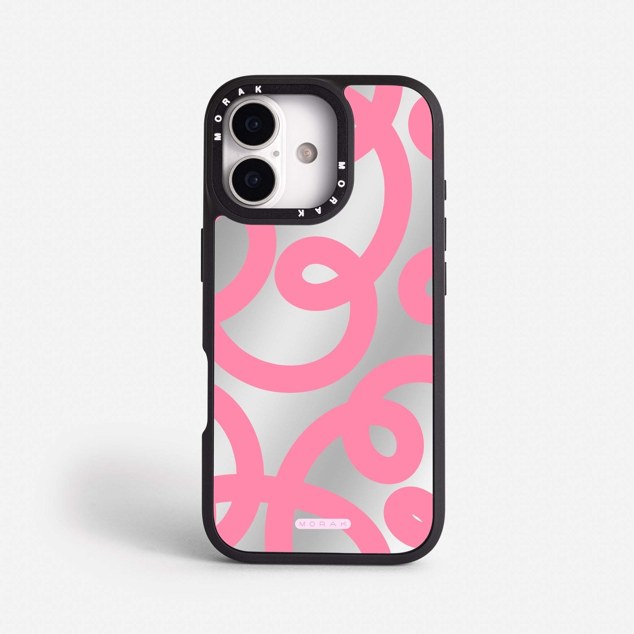 Case Pink Loops - Espejo Premium – Protección antigolpe | Diseño colombiano | Morak