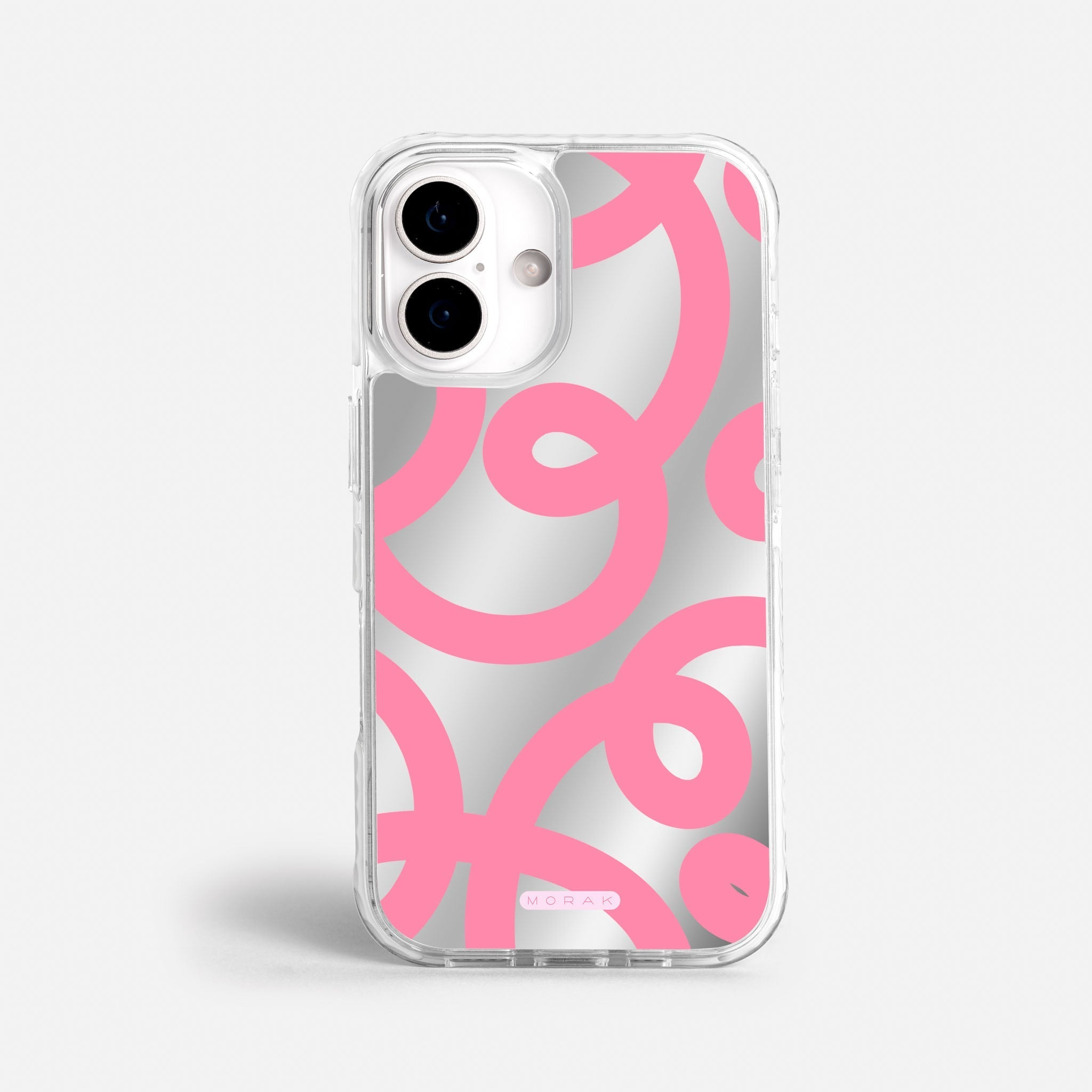 Case Pink Loops - Espejo Premium – Protección antigolpe | Diseño colombiano | Morak