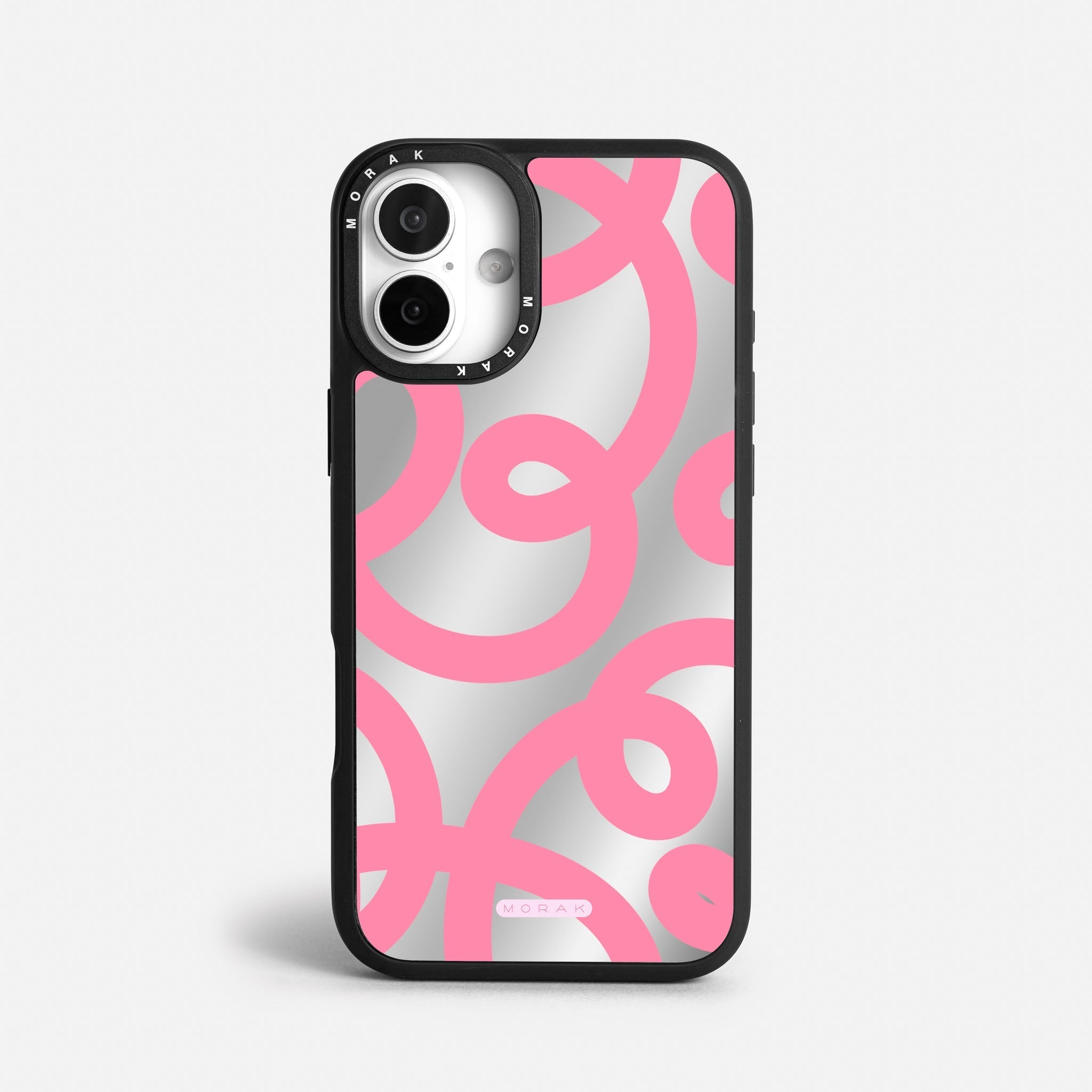 Case Pink Loops - Espejo Premium – Protección antigolpe | Diseño colombiano | Morak