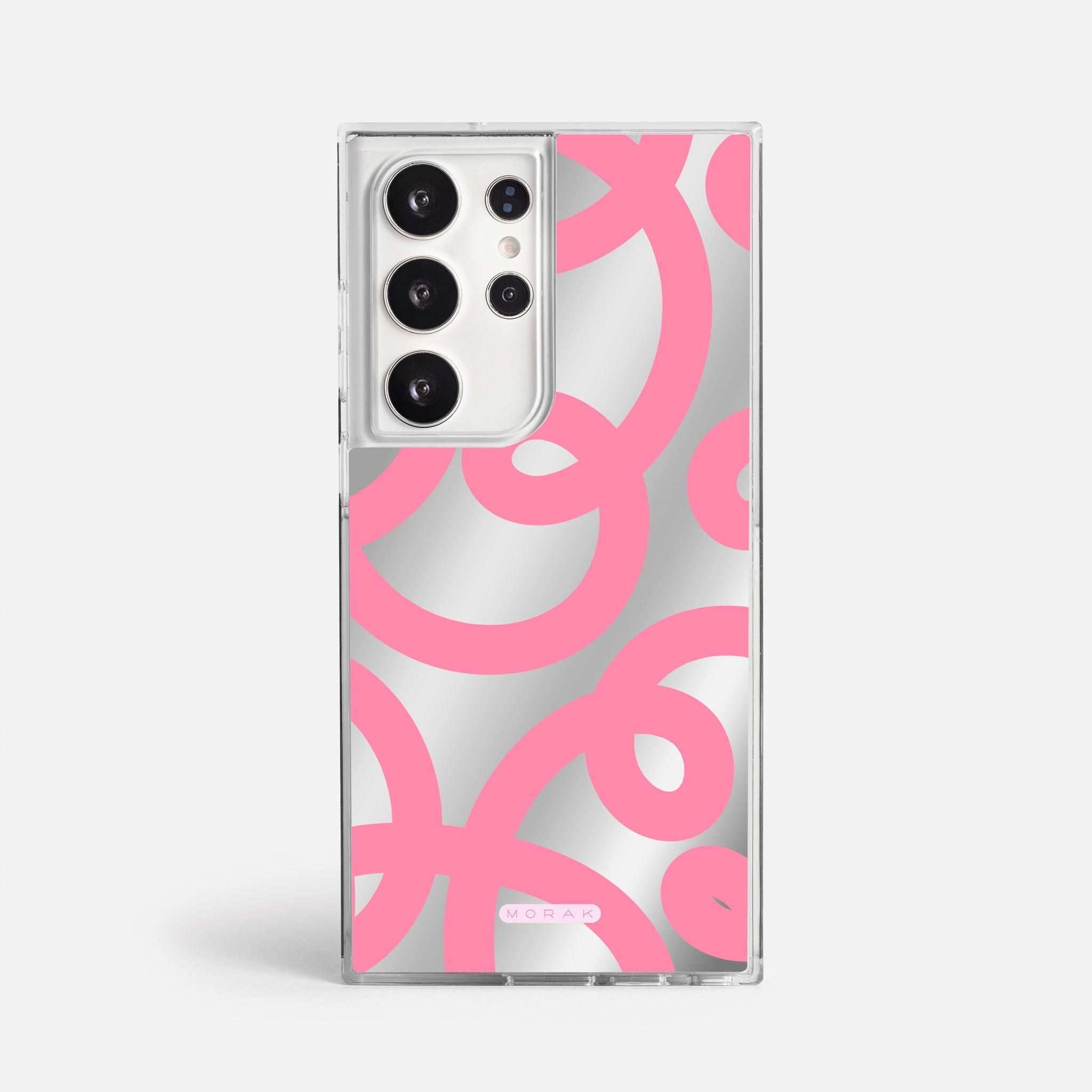 Case Pink Loops - Espejo Premium – Protección antigolpe | Diseño colombiano | Morak