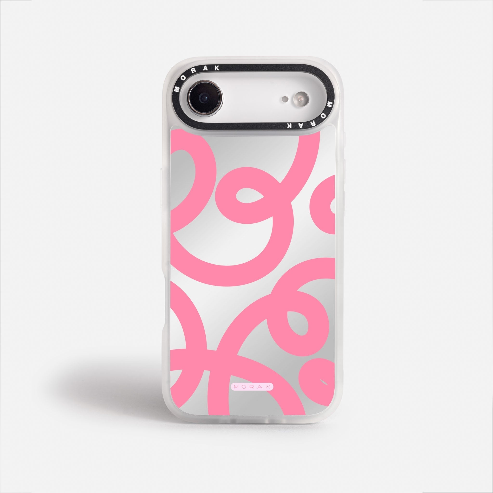 Case Pink Loops - Espejo Premium – Protección antigolpe | Diseño colombiano | Morak
