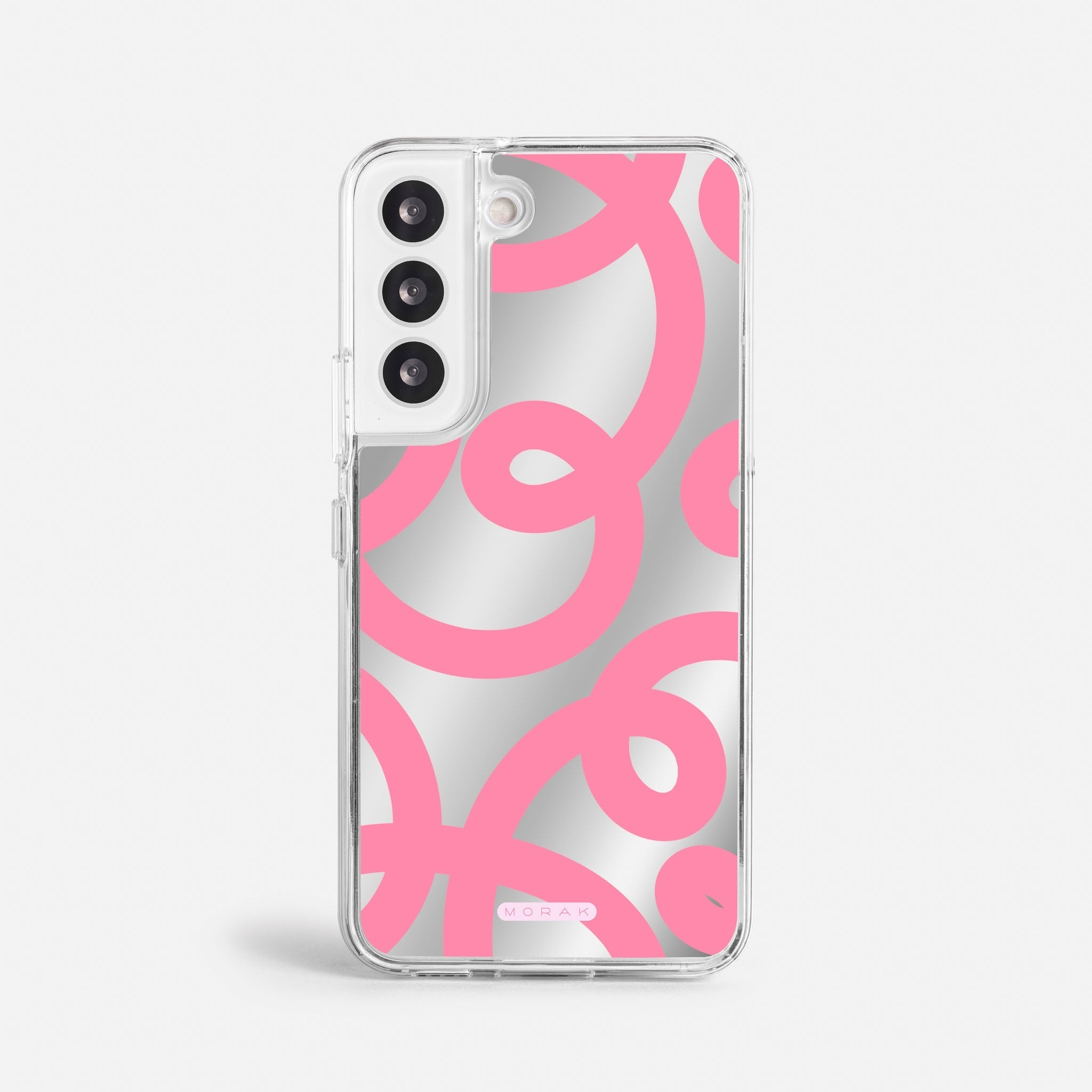 Case Pink Loops - Espejo Premium – Protección antigolpe | Diseño colombiano | Morak