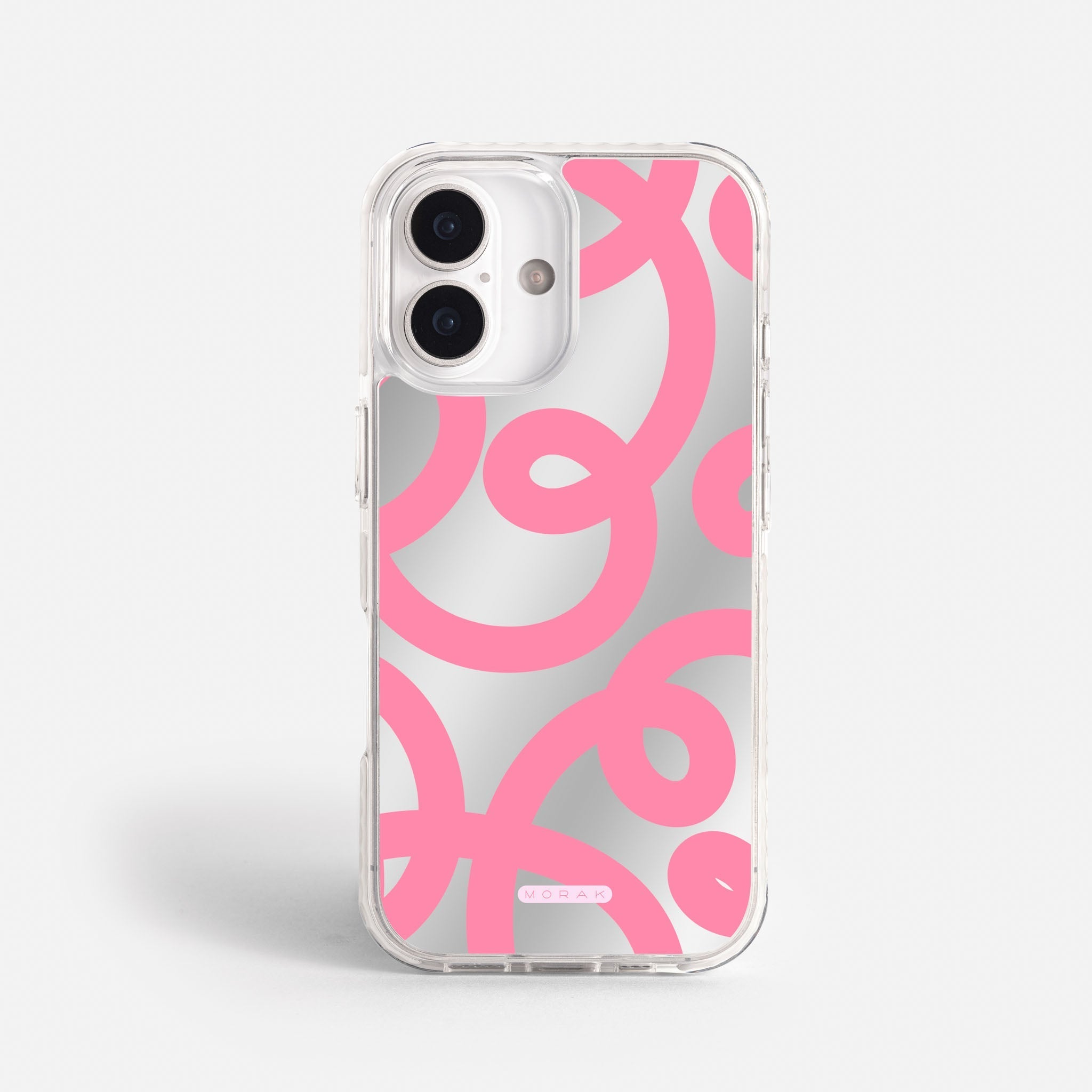 Case Pink Loops - Espejo Premium – Protección antigolpe | Diseño colombiano | Morak