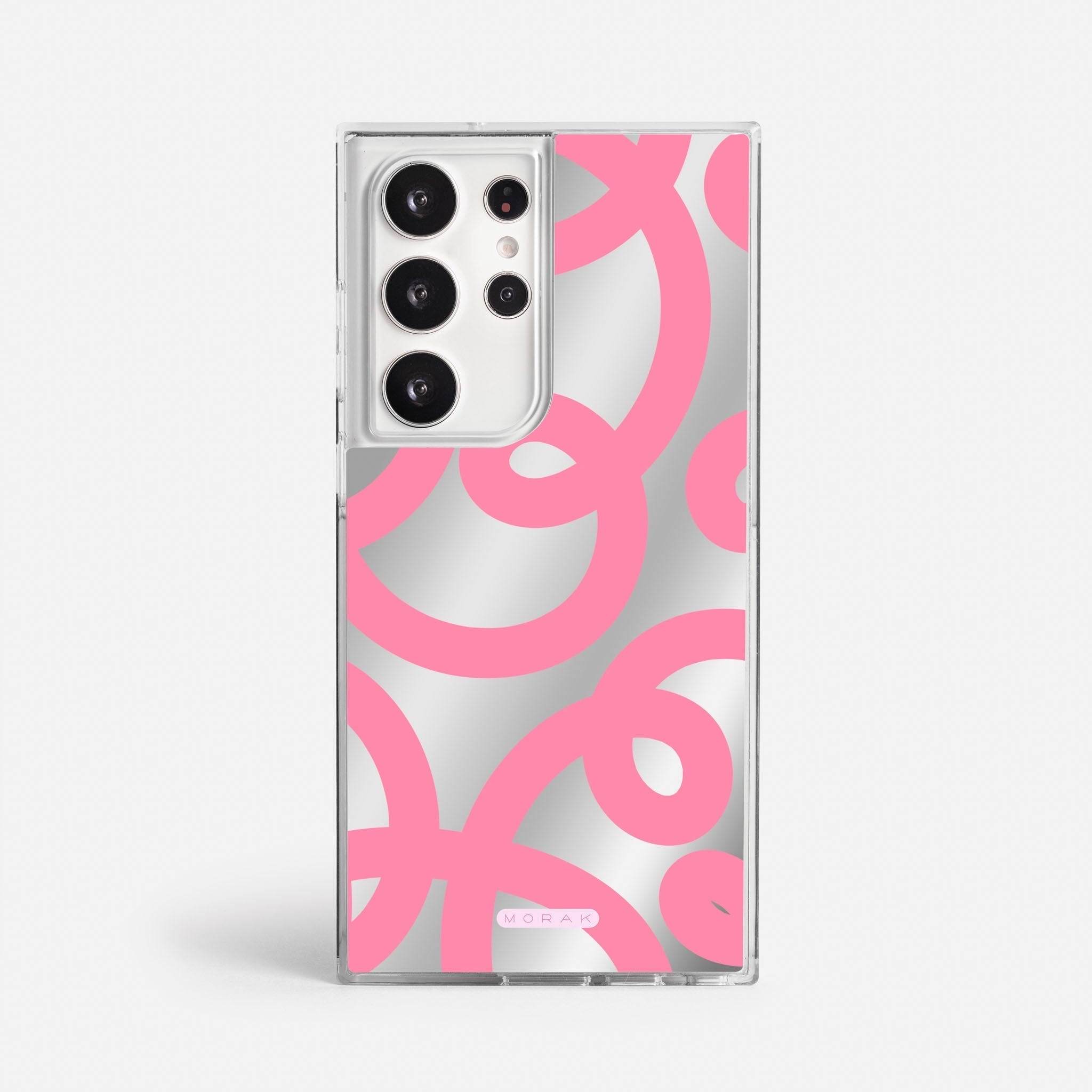Case Pink Loops - Espejo Premium – Protección antigolpe | Diseño colombiano | Morak